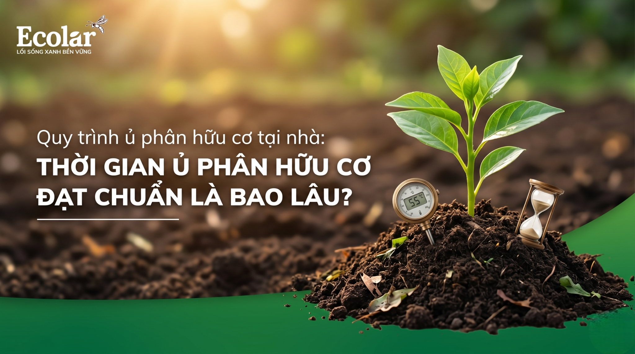 Thời gian ủ phân hữu cơ bao lâu là đạt chuẩn? Hướng dẫn xác định, các giai đoạn và tiêu chí kiểm soát chất lượng