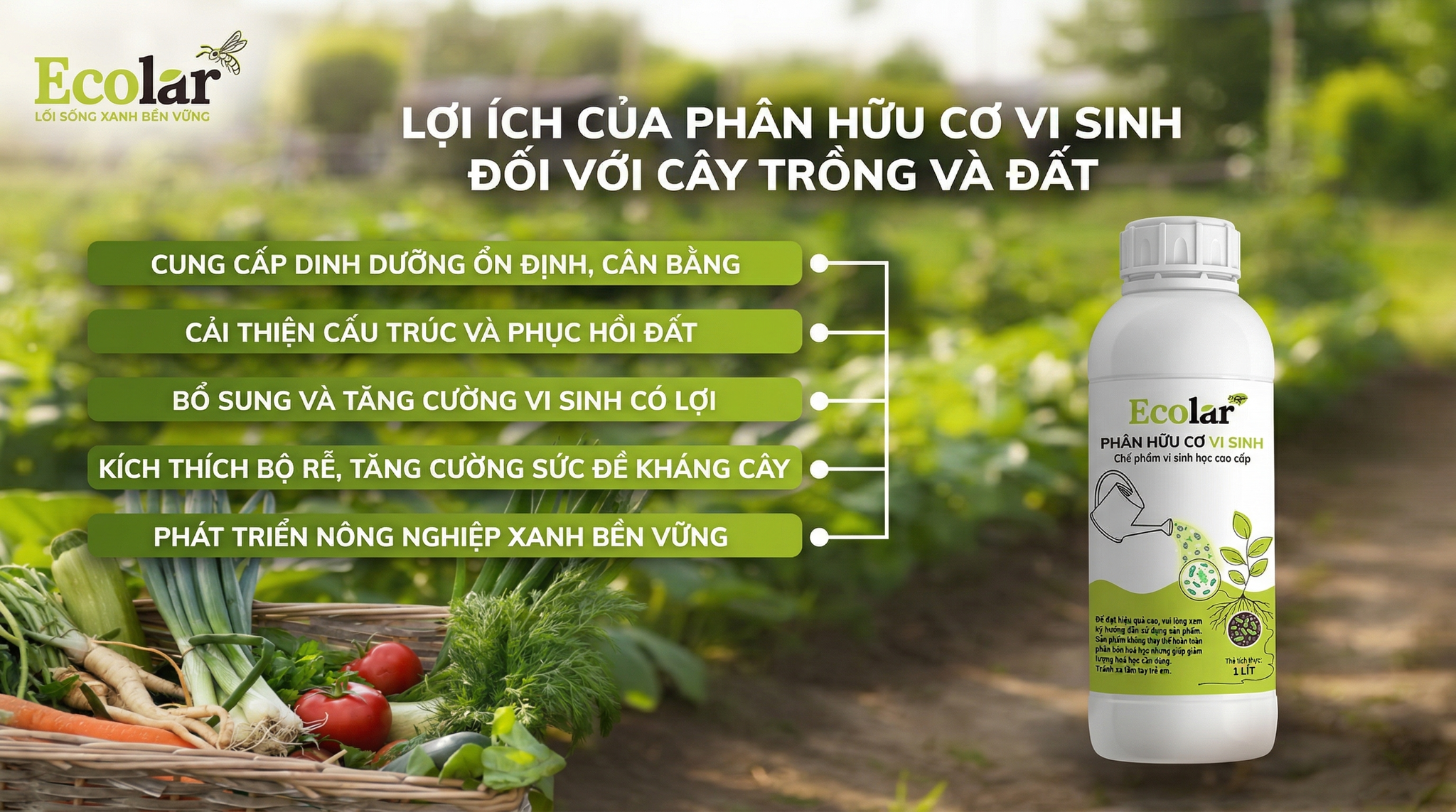 Lợi Ích Của Phân Hữu Cơ Vi Sinh Với Đất Và Cây Trồng