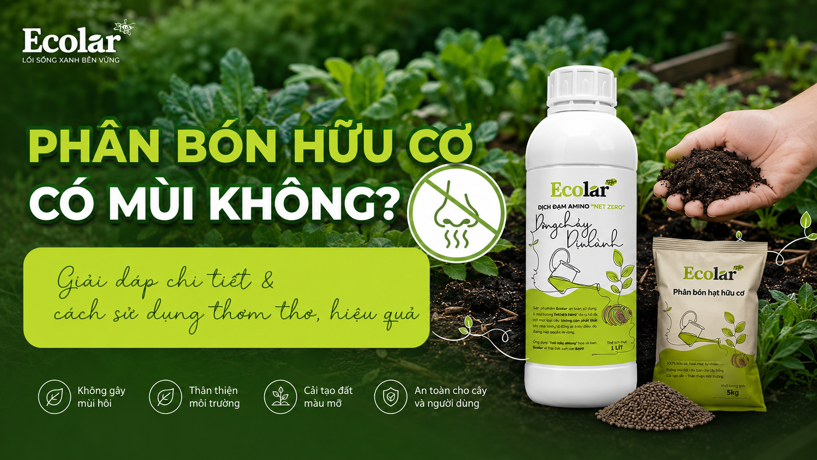Phân Bón Hữu Cơ Có Mùi Không?