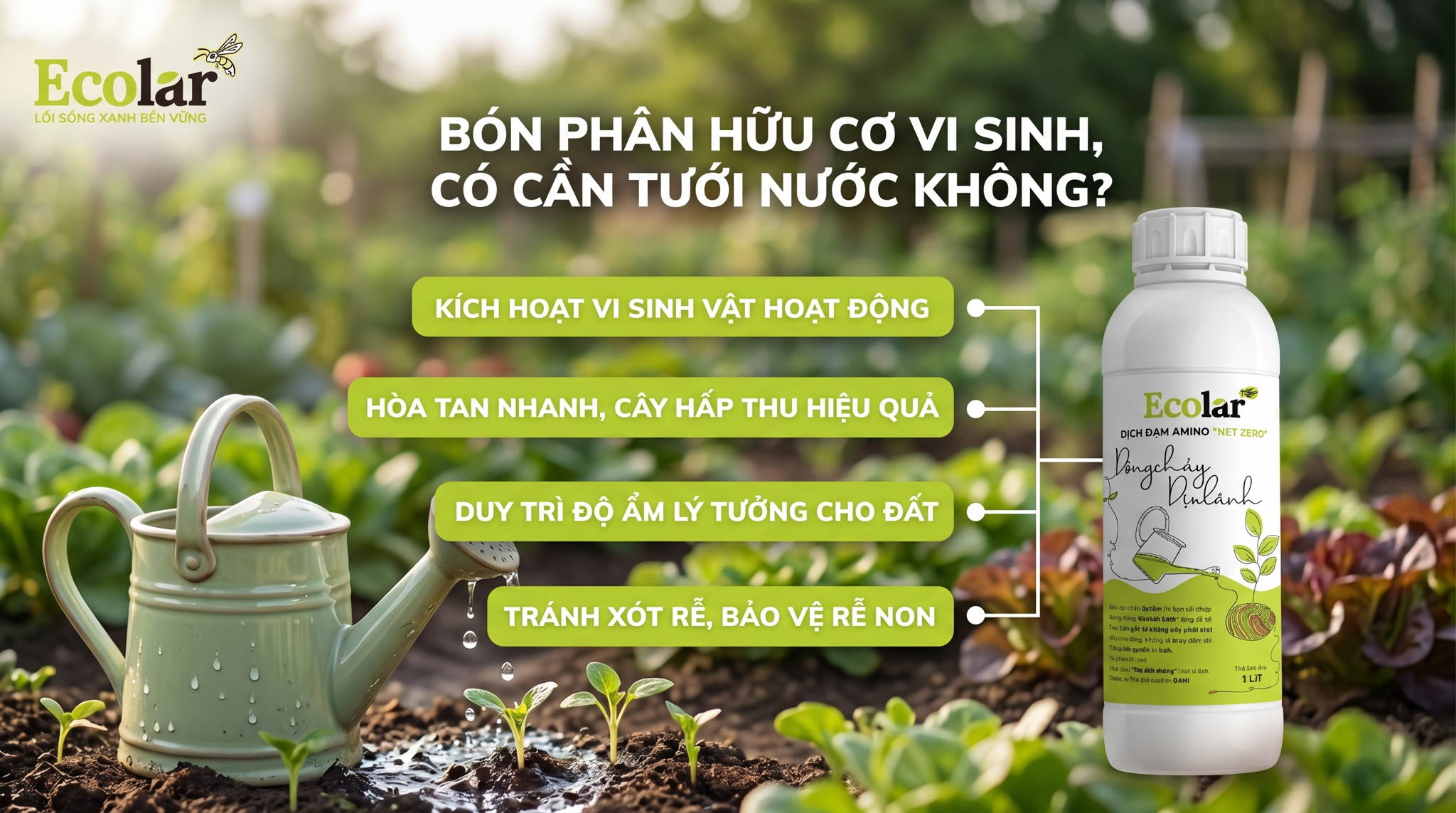 Phân Hữu Cơ Vi Sinh Có Cần Tưới Nước Sau Khi Bón Không?
