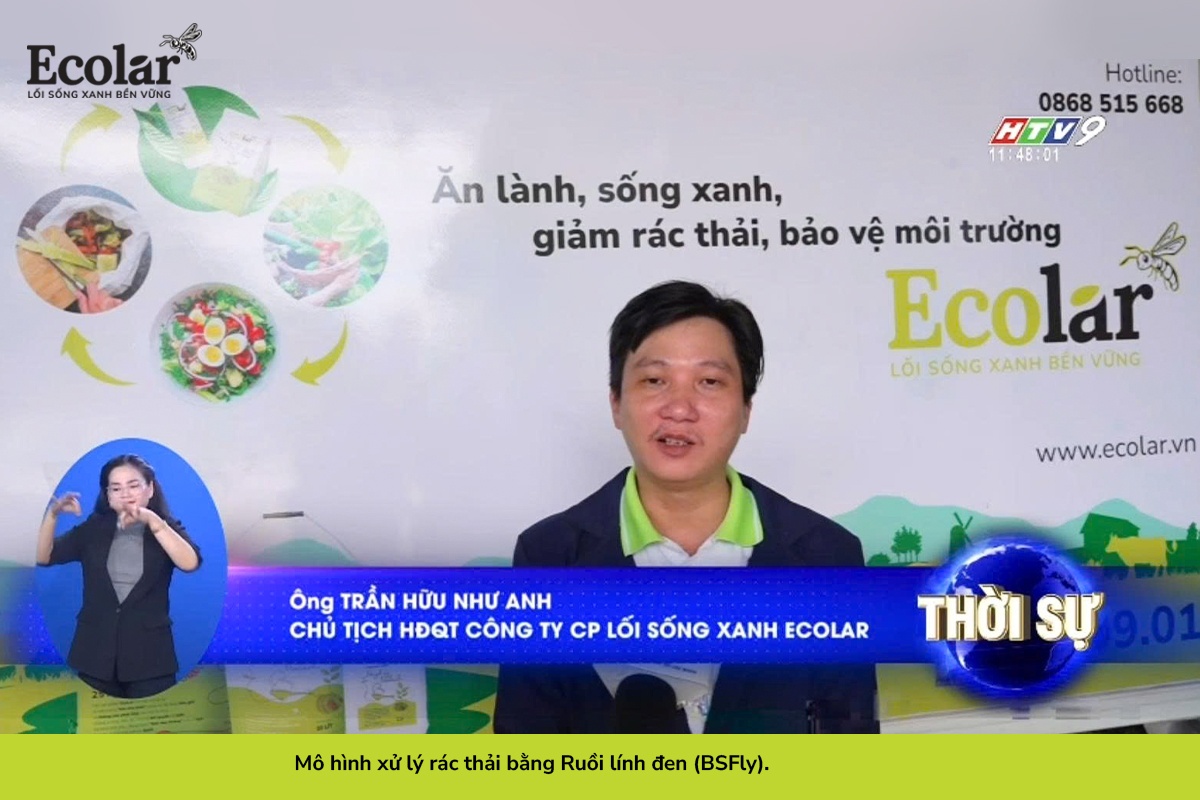 HTV9 Đưa Tin: Ecolar – Doanh Nghiệp Trẻ Tiên Phong Xây Dựng Kinh Tế Tuần Hoàn Từ Rác Hữu Cơ