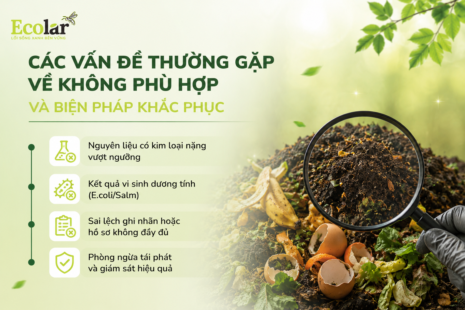 Các vấn đề thường gặp về không phù hợp và biện pháp khắc phục