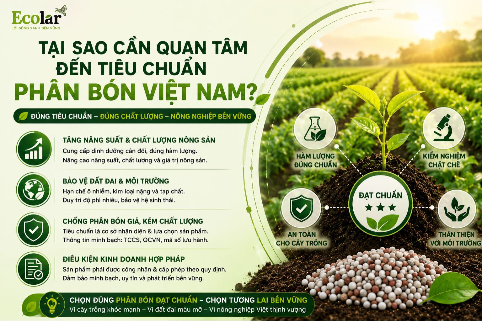 Tại Sao Cần Quan Tâm Đến Tiêu Chuẩn Phân Bón Việt Nam?