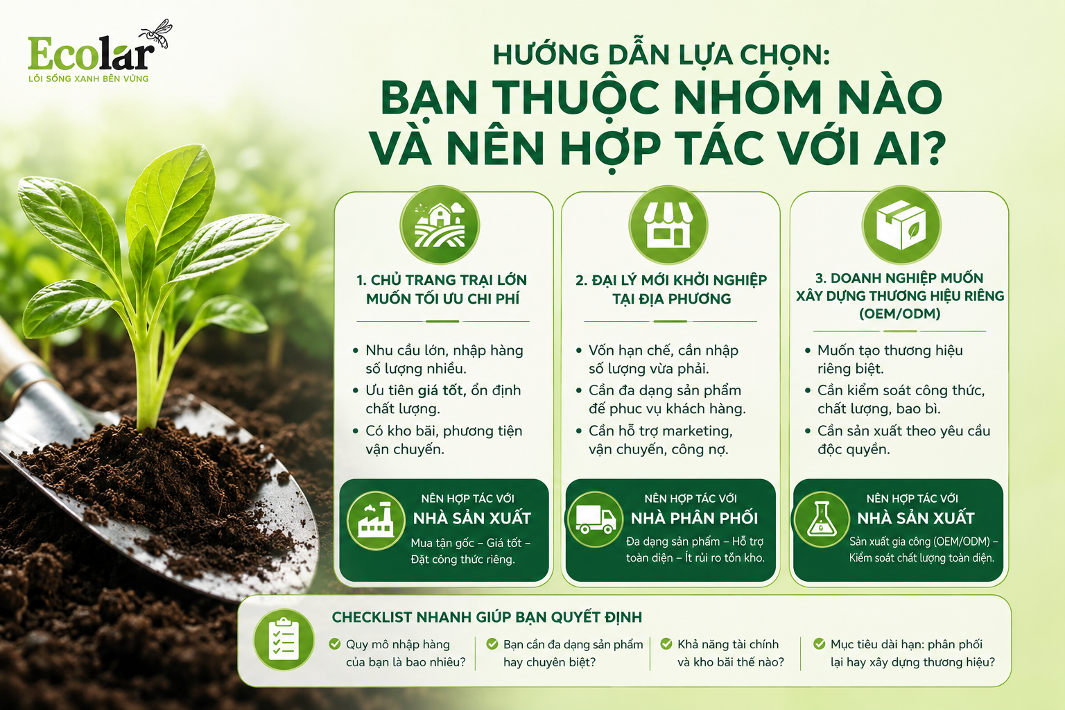 Hướng Dẫn Lựa Chọn: Bạn Thuộc Nhóm Nào và Nên Hợp Tác Với Ai?
