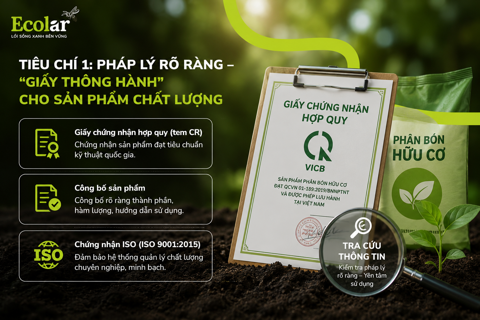 Tiêu chí 1: Pháp Lý Rõ Ràng - 