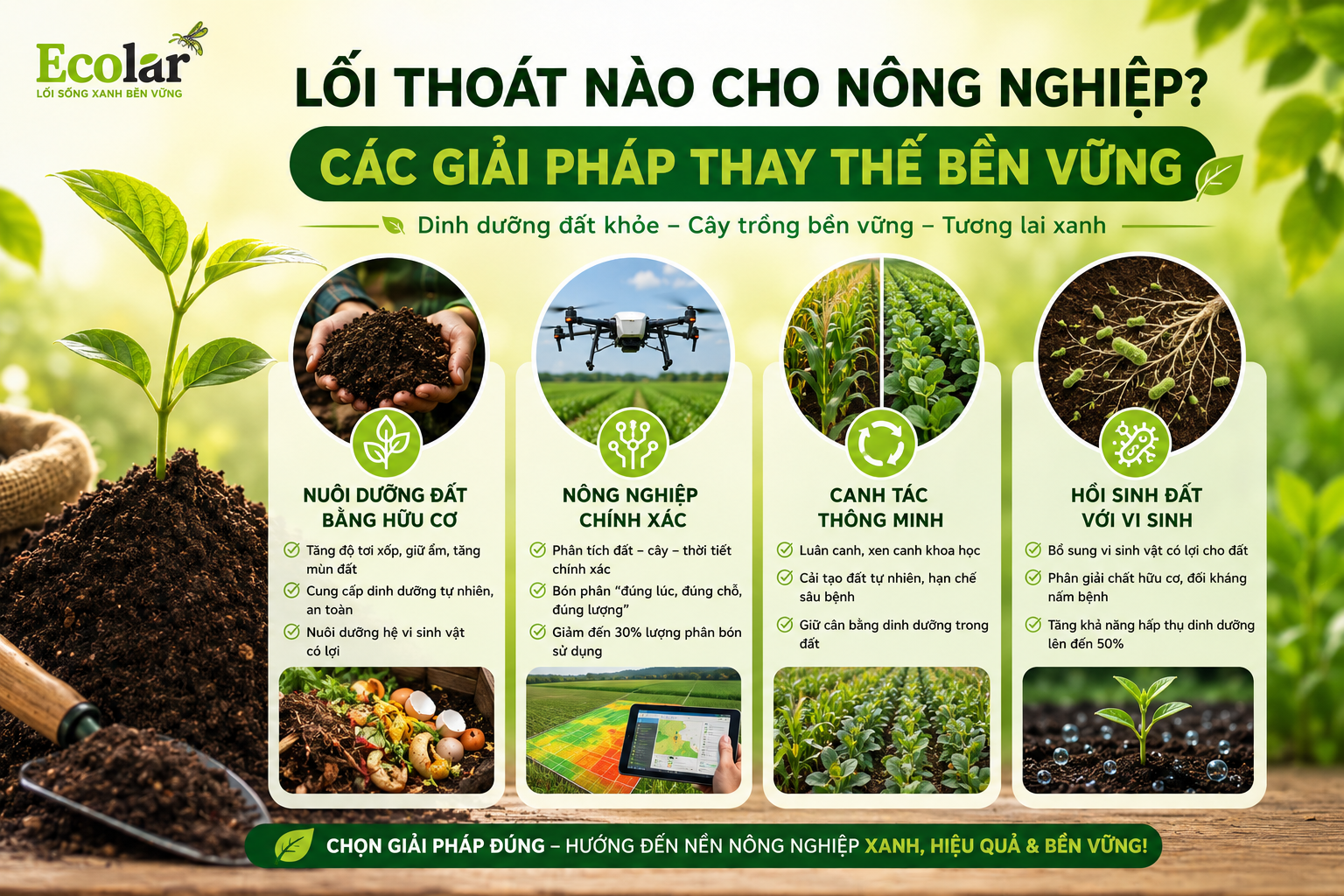 Lối Thoát Nào Cho Nông Nghiệp? Các Giải Pháp Thay Thế Bền Vững