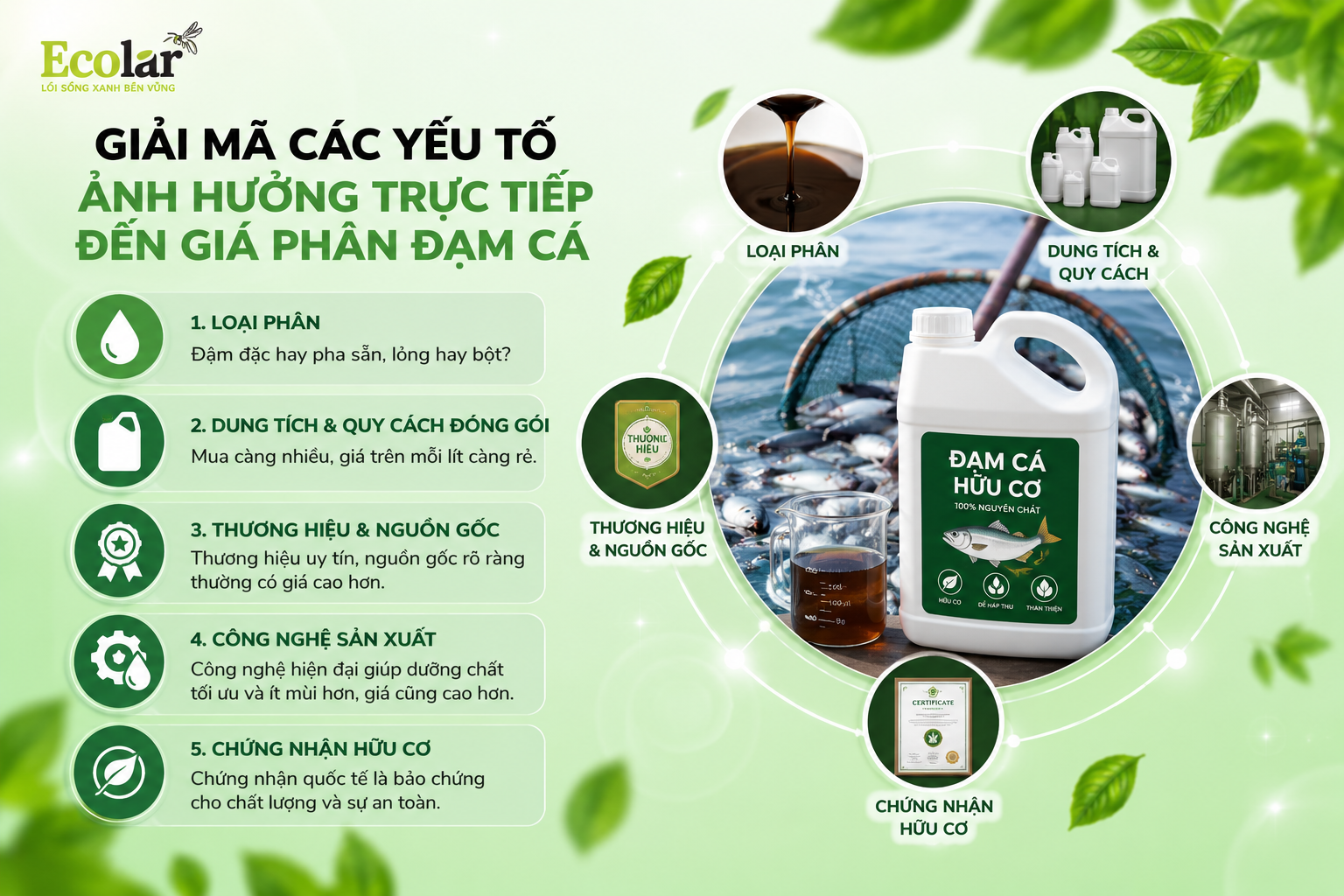 Giải Mã Các Yếu Tố Ảnh Hưởng Trực Tiếp Đến Giá Phân Đạm Cá