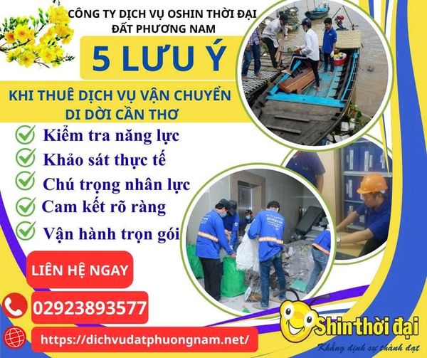 5 Lưu Ý Quan Trọng Khi Thuê Dịch Vụ Vận Chuyển – Di Dời Tại Cần Thơ
