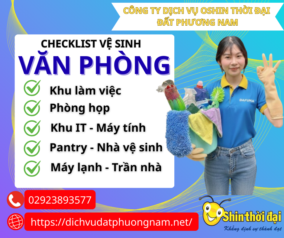 Checklist Vệ Sinh Văn Phòng Đón Năm Mới 2026 – Đừng Bỏ Qua 5 Khu Vực Này