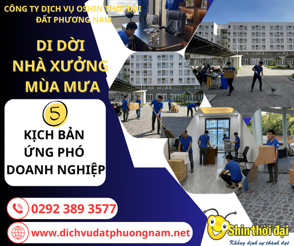 Di dời nhà xưởng mùa mưa tại Cần Thơ: 5 kịch bản ứng phó doanh nghiệp cần biết