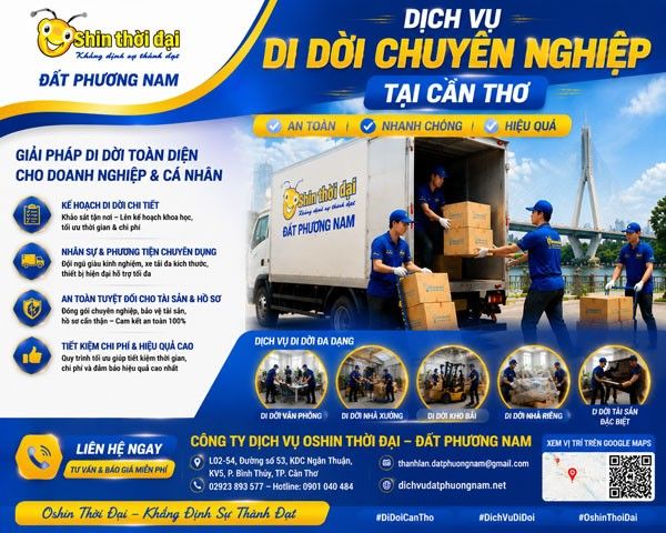DI DỜI CHUYÊN NGHIỆP & BẢO QUẢN HỒ SƠ TẠI CẦN THƠ