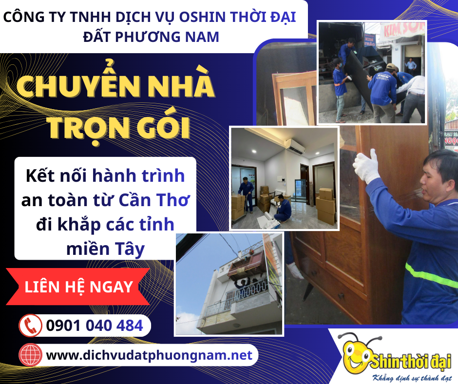 Chuyển nhà trọn gói liên tỉnh: Kết nối hành trình an toàn từ Cần Thơ đi khắp các tỉnh miền Tây