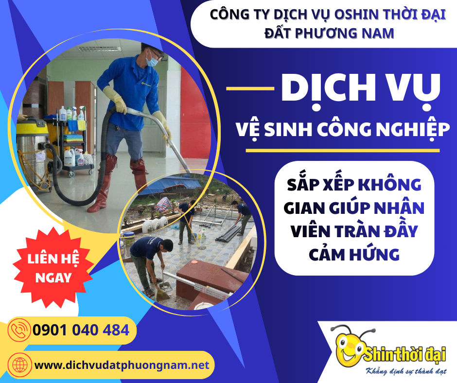 Hậu di dời: Dịch vụ vệ sinh công nghiệp và sắp xếp không gian giúp nhân viên tràn đầy cảm hứng.