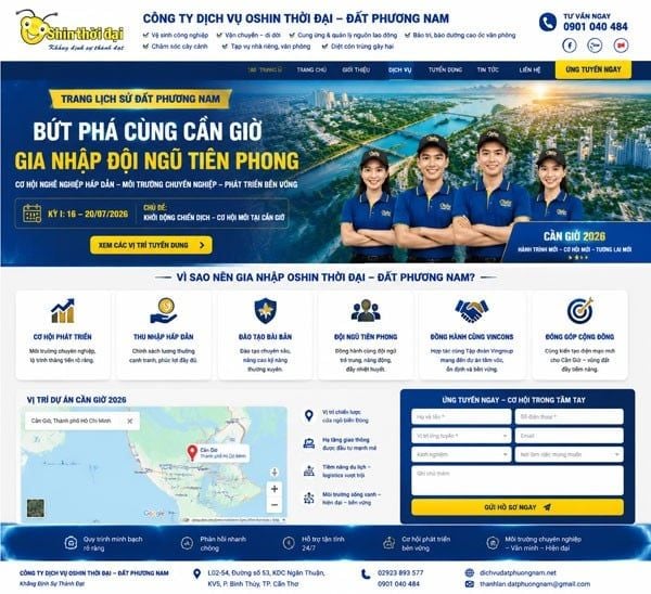 Vì Sao Nên Chọn Làm Việc Tại Oshin Thời Đại – Đất Phương Nam?