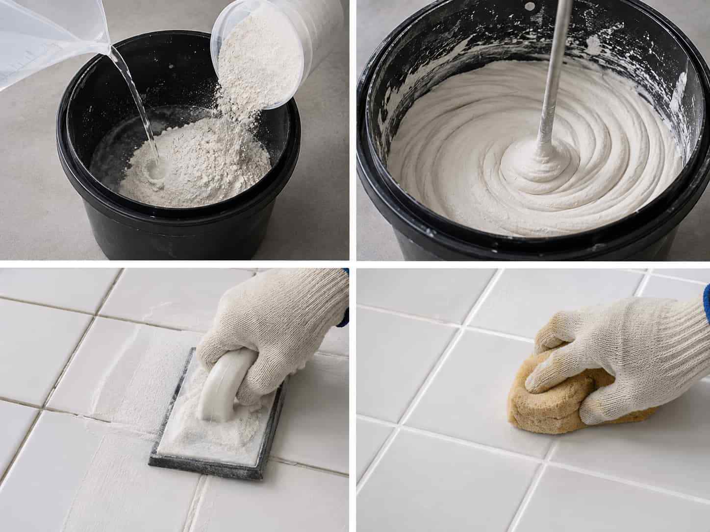 Cách Pha Xi Măng Trắng Đúng Tỷ Lệ Để Chà Ron, Quét & Trét Tường