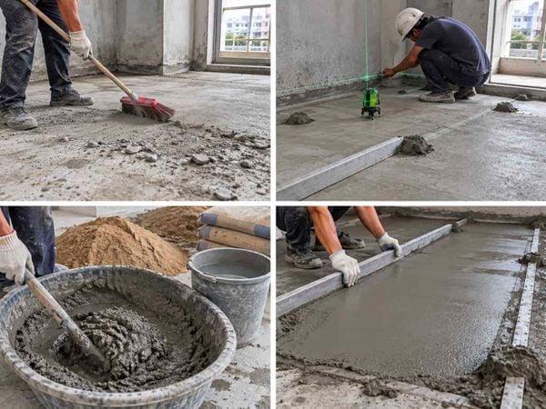 Cách cán nền chuẩn theo từng bước