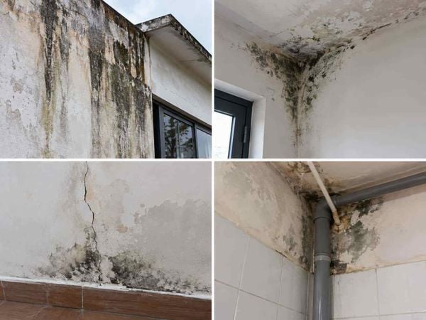 Vì sao tường nhà bị ẩm mốc