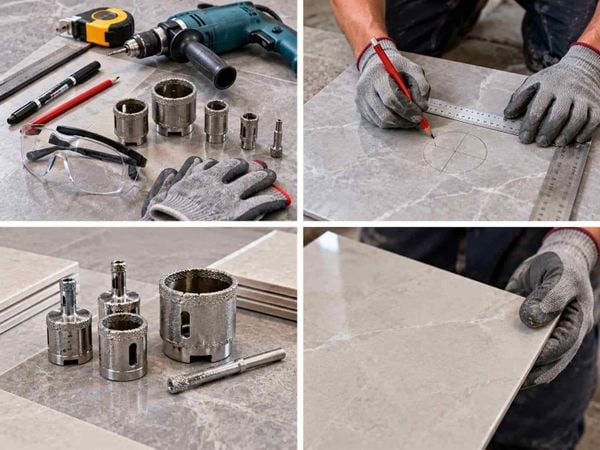 Cần chuẩn bị gì trước khi khoét lỗ gạch