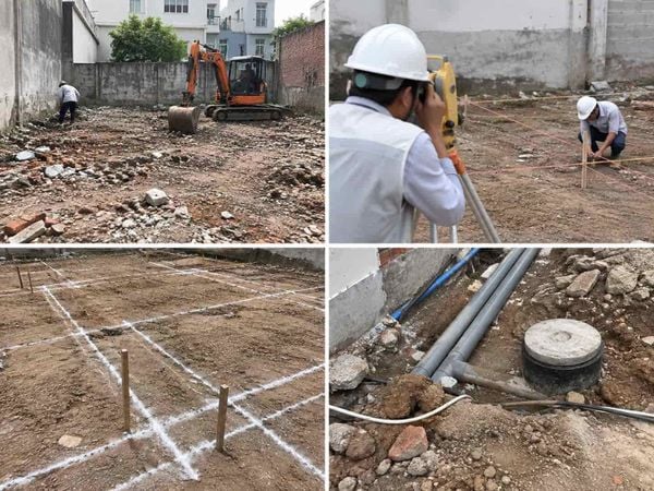 Trước khi đào móng xây nhà cần làm gì