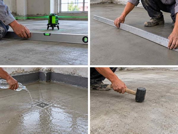 Cách kiểm tra nền sau khi cán