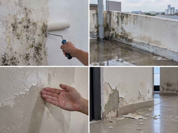 5 lỗi khiến sơn lại tường vẫn tiếp tục bị mốc