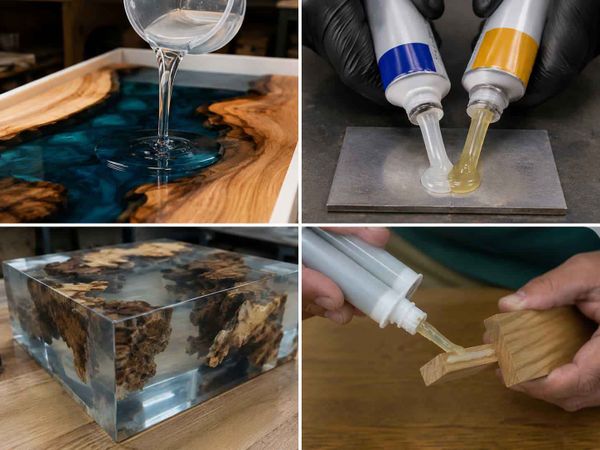 Phân biệt keo Epoxy đổ khối và keo AB thông thường