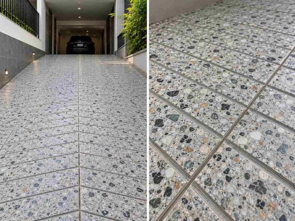 Gạch lát dốc giả đá