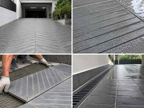 Gạch lát dốc chống trơn