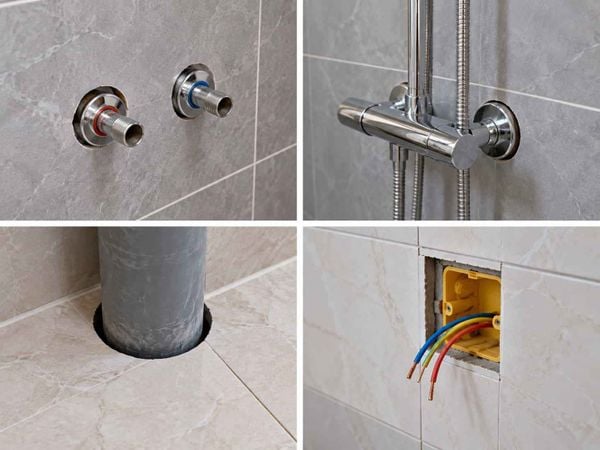 Khoét lỗ gạch ốp tường