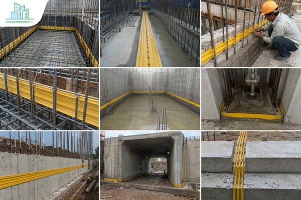Băng cản nước được thi công ở đâu