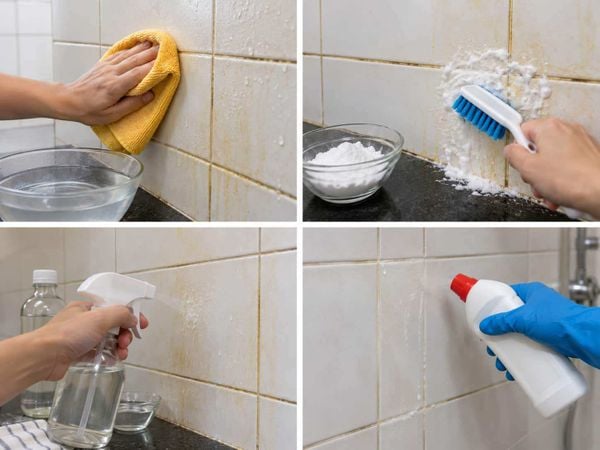 Các cách xử lý gạch ốp tường bị ố vàng