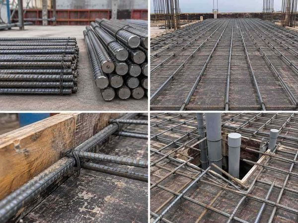 Lỗi thường gặp khi bố trí thép sàn 2 lớp