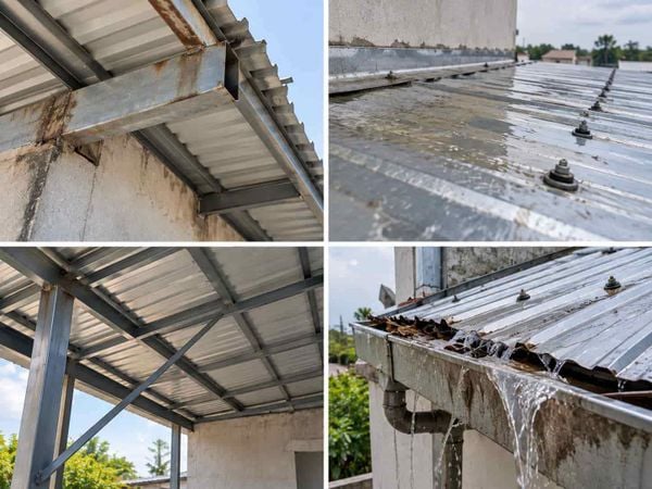Lỗi thường gặp khi làm kèo mái tôn 1 mái
