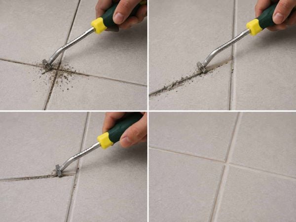 Loại bỏ đường ron cũ bị đen