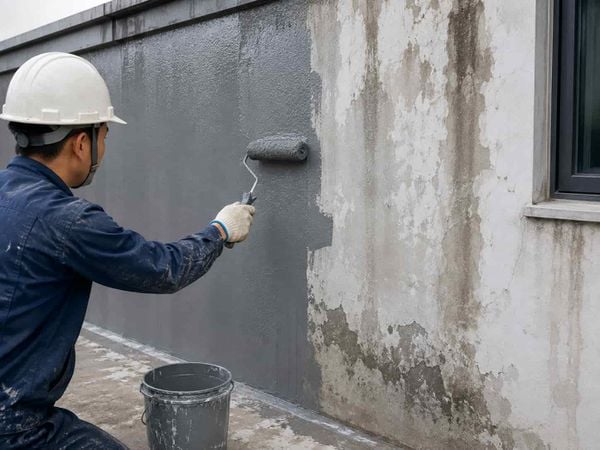 Chống thấm trực tiếp mặt ngoài tường