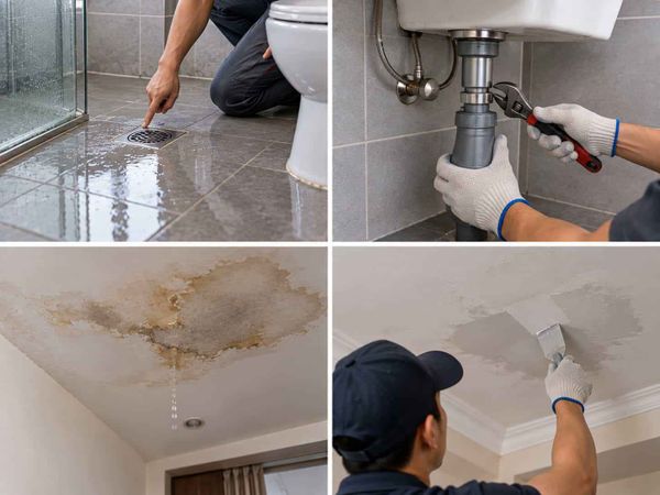Cách xử lý nhà vệ sinh bị thấm nước xuống tầng dưới