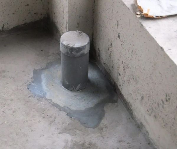 Chống thấm cổ ống xuyên sàn