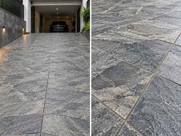 Gạch lát dốc giả đá