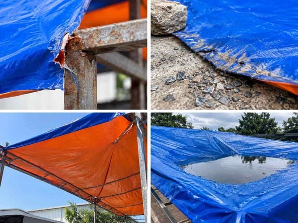 Vì sao bạt thường bị rách hoặc thủng