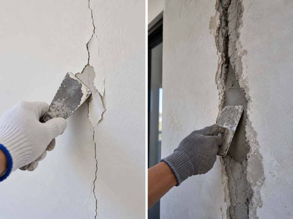 Cách xử lý tường nhà bị nứt dọc