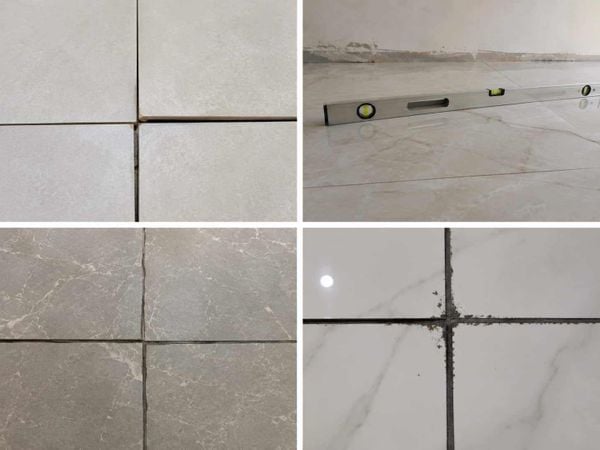 Những lỗi thường gặp khi lát gạch không ron