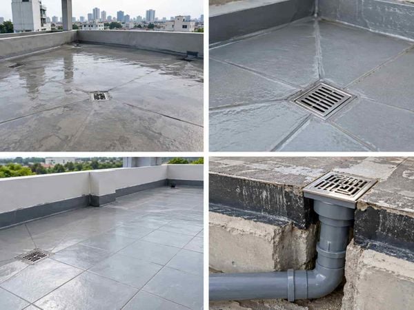 Phễu thoát sàn sân thượng nên đặt ở đâu