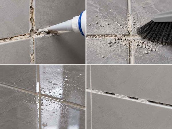 Những lỗi thường gặp khi trét ron gạch nhà tắm
