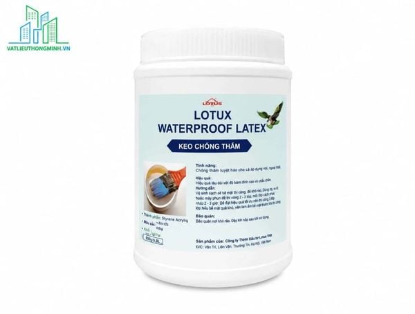 Keo chống thấm cho mọi bề mặt Waterproof Latex 800g chính hãng