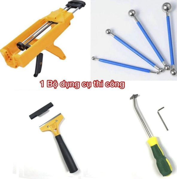 Bộ dụng cụ thi công keo chà ron