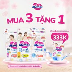 MUA 3 TẶNG 1 – SĂN NGAY SIÊU DEAL TỪ MERRIES!