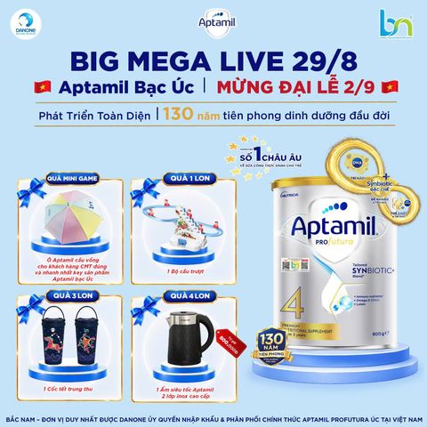 CHÍNH THỨC KHỞI ĐỘNG SIÊU PHIÊN MEGALIVE APTAMIL BẠC ÚC 29/8
