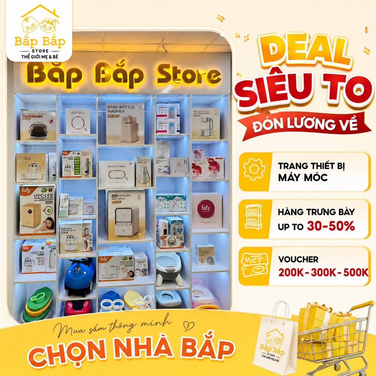DEAL SIÊU TO – ĐÓN LƯƠNG VỀ CÙNG BẮP BẮP STORE