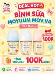 DEAL -100K / Bình Sữa #Moyuum Mov.va size 160ML