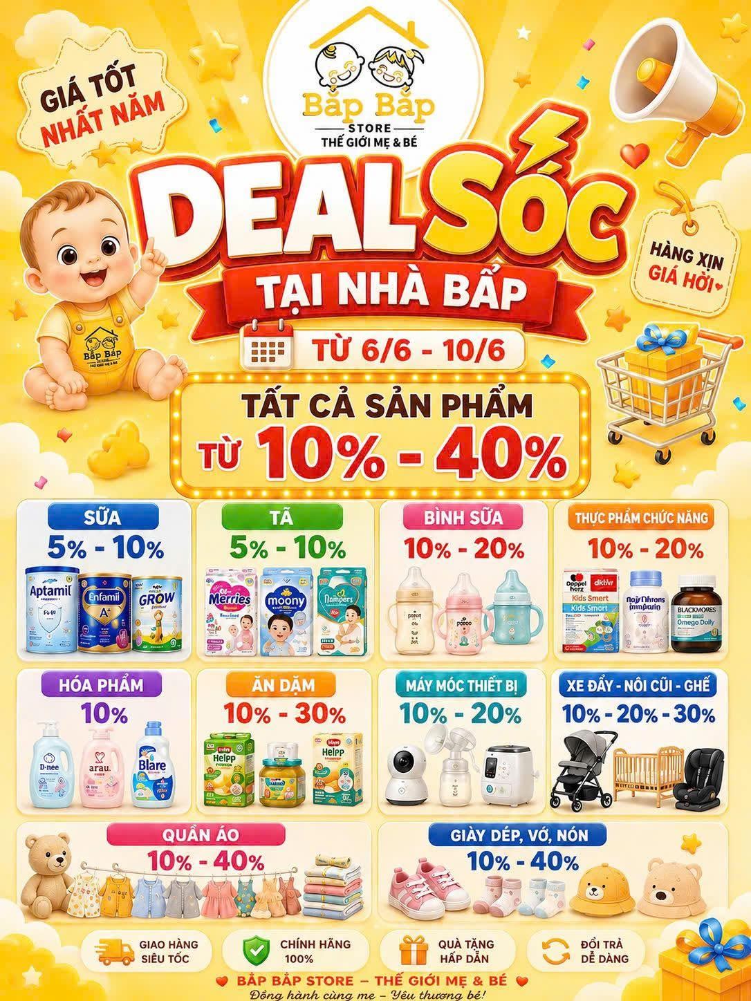 6.6 ĐẠI TIỆC SĂN DEAL CHÍNH THỨC BẮT ĐẦU
